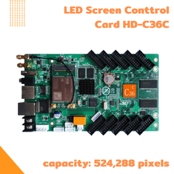 แผงควบคุมจอฟูลคัลเลอร์ HD-C36C Full color controller (Audio output+LAN +USB Port+WiFi) Android,IPhone