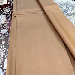 ผ้าไหมสีพื้น เนื้อเรียบ ไหมแท้ 2เส้น สีน้ำตาล (ราคาต่อหลา) รหัส C-ST05192 รออัพเดท