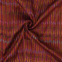 ซิ่น ผ้าไหมมัดหมี่ ไหมแท้ทอมือ ไหมบ้าน ขนาด 1x2เมตร ลายโฮล สีแดง รหัส R2Q-ME-080867141