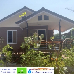 4-019 บ้านน็อคดาวน์ ทรงจั่วมุกซ้อน