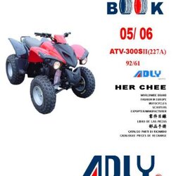 CD Spare Parts Book ATV ADLY 300SII(226A) 2005-2006(EN)