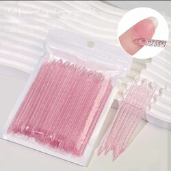 ไม้ส้มทำเล็บ ไม้ดันหนัง ดุนหนัง แบบพลาสติก ใช้ซ้ำได้