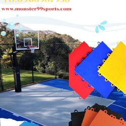 แผ่นพื้นโพรีโพรพีลีน PPสนามบาสเก็ตบอล