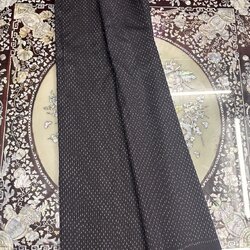 ซิ่น ผ้าไหมมัดหมี่ 3ตะกอ ขนาด 1x2เมตร ลายกะเอ็ด พื้นสีดำ รหัส R2Q-ST-0607670831