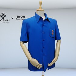 แบบตัด สูทชาย ผ้าไหม chobmai x SBone รหัส CUT-SB0401664