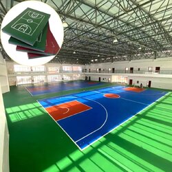 พื้นสนามกีฬา PU ยางสังเคราะห์ สนามบาส สนามฟุตซอล | รับติดตั้ง