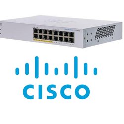 Cisco CBS110-16PP-EU - 16 Ports 10/100/1000 Mbps Unmanaged Rack mount Gigabit Switch , Power dedicated to PoE 64watt (8 Port POE) , Layer 2 switching, quality of service (QoS), loop detection, cable diagnostics