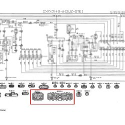 หนังสือ วงจรไฟฟ้า (wiring diagram) รถยนต์ TOYOTA ARISTO เครื่องยนต์ 2JZ-GTE 91~ (JP)