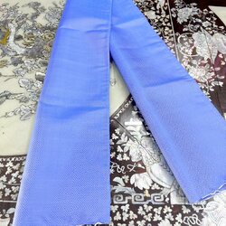 ผ้าพันคอผ้าไหม สไบ ผ้าพันคอไหม สีพื้น ผืนเล็ก ขนาด 32x140cm สีฟ้า รหัส ZYA-03923661541