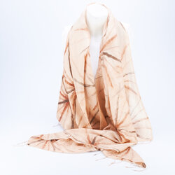 Rukbatik ผ้าคลุมไหล่ [ลายตุง] ผ้าไหม สีตามที่ลูกค้าต้องการ