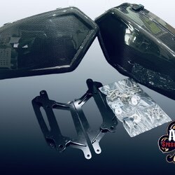 saddle bags softail carbon 