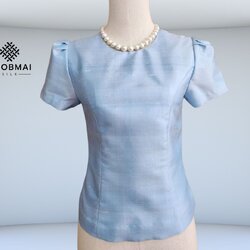 แบบตัด เสื้อผ้าไหม (ไม่รวมผ้า) ตามแบบ รหัส CUT-ST-0725662237