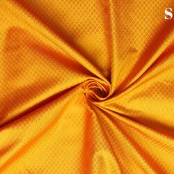 ผ้าไหมยกดอก ลายเม็ดพริกไทย สำหรับพระสงฆ์ ไหมแท้ 5ตะกอ สีราชนิยม ตัดขายเป็นหลา รหัส B-NY-SKU-21267