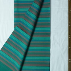 ซิ่น ผ้าไหม ล้านนา ไหมแท้ ขนาด 1x2หลา ลายสันกำแพง ลายล้านนา สีเขียว รหัส B8-NY-0124681417