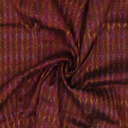 ซิ่น ผ้าไหม มัดหมี่ 3ตะกอ ไหมบ้าน ไหมแท้100% ขนาด 1x2เมตร ลายโฮล สีแดง รหัส R1A-ME-1019651