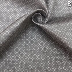 ผ้าไหมยกดอก ลายเม็ดพริกไทย สีพื้น ไหมแท้ สีเทาเงิน (ราคาต่อหลา) รหัส B5-ME-0053