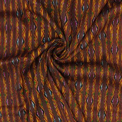 ซิ่น ผ้าไหมมัดหมี่ 3ตะกอ เนื้อไหมบ้าน ขนาด 1x2เมตร ลายโฮลแปรคะนอง สีแดงเม็ดมะขาม รหัส R1A-ME-06276711