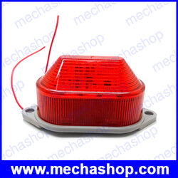 ไฟสัญญาณเตือน ไฟแสดงสถานะ กระพริบได้ สีแดง 220V Strobe Signal Warning light TB35 N-3071 Indicator light LED Flashing IP44 (มีเสียง)