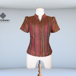 แบบตัด เสื้อผ้าไหม (ไม่รวมผ้า) ตามแบบ รหัส CUT-PT-0914661051-3