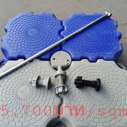 โรงงานผลิตทุ่นลอยน้ำมาตรฐานอุตสาหกรรม ทุ่นเอนกประสงค์ แพลอยน้ำ