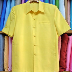 เสื้อซาฟารี คอปก ลูกแก้ว ทรง DT-049