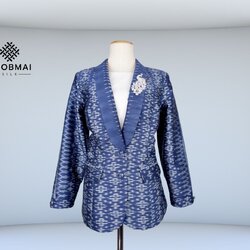 แบบตัด สูทหญิง ผ้าไหม chobmai x PT รหัส CUT-PT1027662