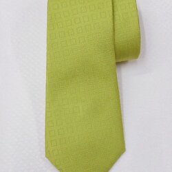 เนคไทผ้าไหมยกดอก ขนาดกว้าง 3.5นิ้ว สีเขียวมะนาวอ่อน รหัส NC-ST-NC-239