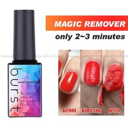 น้ำยาถอดสีเจล น้ำยาระเบิดสีเจล น้ำยาลอกเจล15ml. (magic remover)