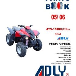 CD Spare Parts Book ATV ADLY 150SII(226A) 2005-2006(EN)
