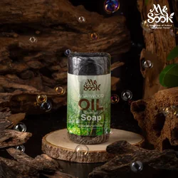 สบู่กฤษณาชาร์โคล เนื้อสบู่ดำของชาร์โคลช่วยดูดซับสิ่งสกปรก ชะล้างแบคทีเรีย (100g.) รหัส 113-MS-007