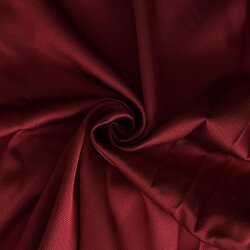 ผ้าไหมยก 4ตะกอ สีพื้นเนื้อลูกฟูก ไหมแท้ สีแดงครั่ง (ราคาต่อเมตร) รหัส B-119-1058WA4