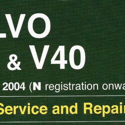 CD คูมือซ่อมและ Wiring Diagram รถยนต์ VOLVO s40 v40 ปี 1998 - 2004