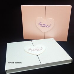 สมุดชาร์ตโชว์เล็บ แบบเปิดออก2ข้าง