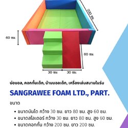 โรงงานผลิต บ่อบอล บ้านบอล คอกกั้นเด็ก ราคา 25,000 บาทได้ทั้งคอกกั้น บันไดและสไลเดอร์
