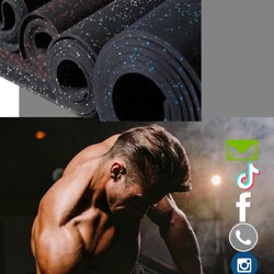 พื้นยางEPDM Rubberroll หนา6mm