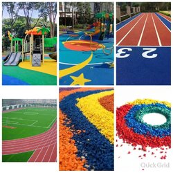 พื้นสนามเด็กเล่น พื้นยางสังเคราะห์ หนา20mm