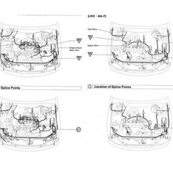 CD WIRING DIAGRAM TOYOTA COROLLA เครื่องยนต์ 4A-F, 7A-FE, 2E, 4E-FE, 2C, 2C-E