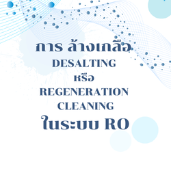 การ ล้างเกลือ (Desalting หรือ Regeneration Cleaning) ในระบบ RO