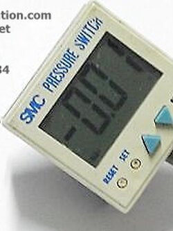 Pressure Sensor for Vacuum ยี่ห้อ SMC รุ่น ZSE4-01-25 (Used)