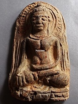 พระยอดขุนพล ยุคทวารวดี กรุศรีเทพ กรุวัดธุตังฆาราม จ.เพชรบูรณ์ พิมพ์มารวิชัย