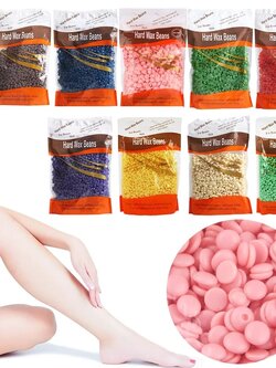 เม็ดแว็กซ์ แว็กซ์ร้อน แว็กซ์กำจัดขน (Hard Wax) 100g