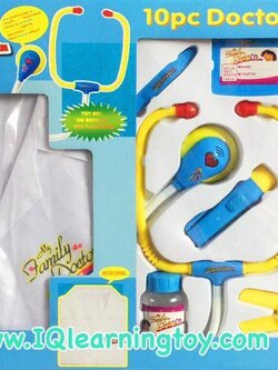 ชุดคุณหมอ มาพร้อมอุปกรณ์แสนสนุก 10 ชิ้น (สีฟ้า) สร้างจินตนาการและแรงบันดาลใจแสนสนุกให้กับเด็กๆ ** จัดส่งฟรีค่ะ