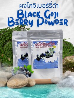 ผงโกจิเบอร์รี่ สีดำ Black Goji Berry