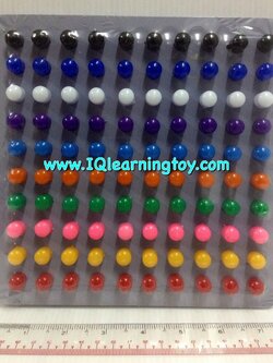 กระดานปักหมุดฝึกนับจำนวน 10x10 เป็นการเรียนรู้จักสีต่างๆ ฝึกการนับ ฝึกพัฒนาการกล้ามเนื้อมือ และฝึกสายตาให้สัมพันธ์กับมือ ส่งฟรี