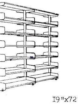 ชั้นวางหนังสือห้องสมุด