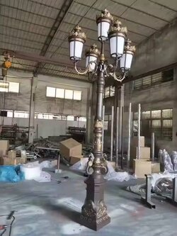 เสาอลูมิเนียมหล่อ สูง32 ซม พรีออร์เดอร์ Pre-order