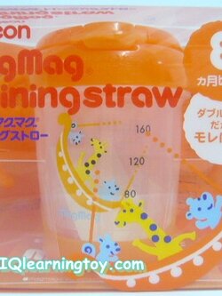 Pigeon - ถ้วยหัดดื่ม พีเจ้นท์ MagMag พร้อมหลอดดูด Training Mug Pigeon Step 3 (Straw Course) จัดส่งฟรีค่ะ