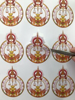 งานสติกเกอร์ไดคัท