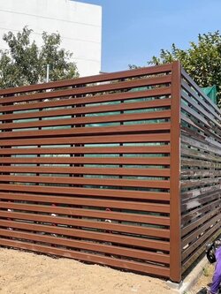 งานกั้นระแนงเมทัลชีท ฟิวเจอร์ปาร์ครังสิต