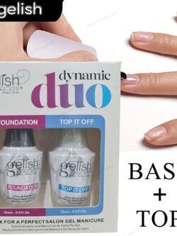 ท็อปเจล เบสเจล [gelish] แพ็กคู่ Top coat / Base coat 15ml